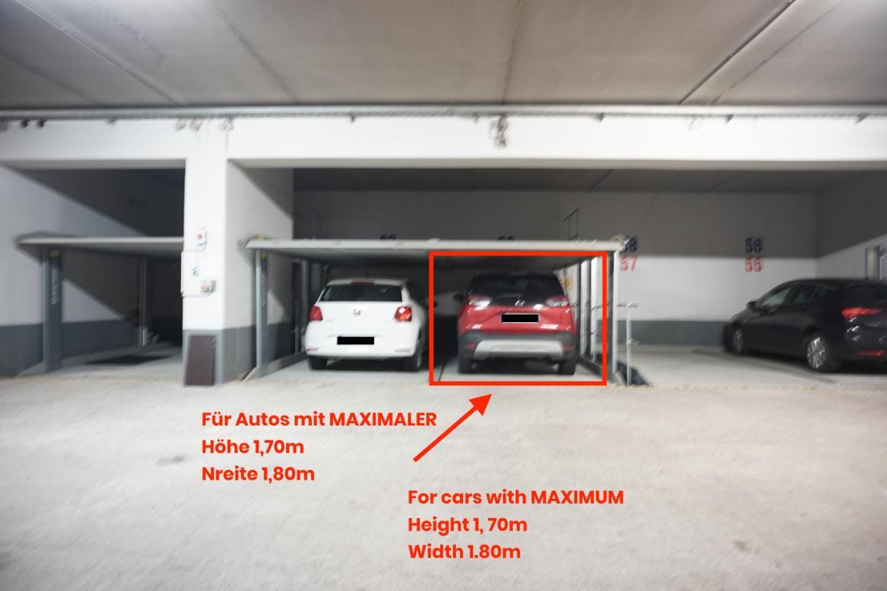 Neu Modernes Apartment In Top Lage, Free Parking Max 1,65M Hoehe Und 1,8M Breite Karlsruhe Eksteriør bilde